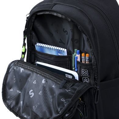 Рюкзак школьный Yes Just Black TS-43L