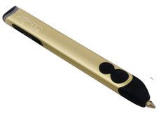 3D-ручка 3Doodler Create для проф. использования - ЗОЛОТАЯ (50 стержней из ABS-пластика, аксесс.)