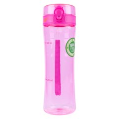 Бутылка для воды YES розовая, 680мл