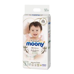 Подгузники Moony Natural L 9-14 кг, 38 шт (4903111221271)