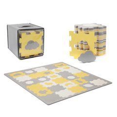 Развивающий коврик-пазл Kinderkraft Luno Shapes Yellow 30 эл. (KPLUSH00YEL0000)