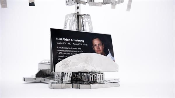 Колекційна модель-конструктор Metal Time Astronaut's Lodge Космічна станція МКС механічна (MT017)