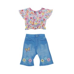 Одежда для куклы BABY BORN - ЦВЕТОЧНЫЙ ДЖИНС (43 cm) 832677