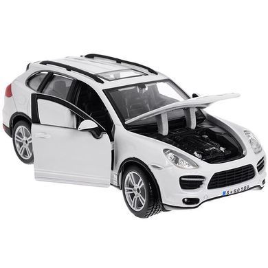 Автомодель - PORSCHE CAYENNE TURBO (ассорти белый, желтый, 1:24) 18-21056