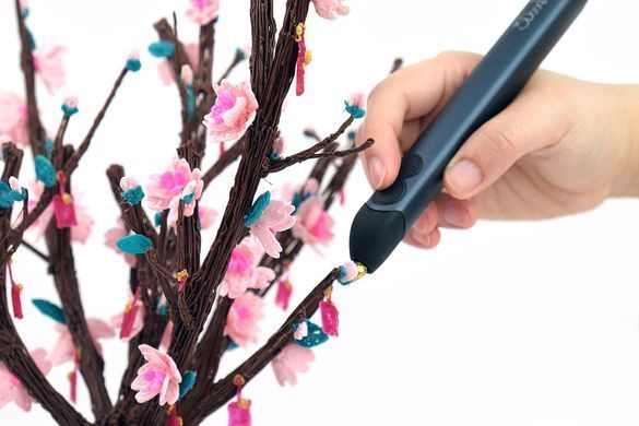 3D-ручка 3Doodler Create для проф. использования - ЧЕРНАЯ (50 стержней из ABS-пластика, аксессуары)