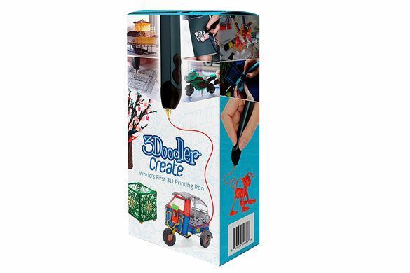 3D-ручка 3Doodler Create для проф. использования - ЧЕРНАЯ (50 стержней из ABS-пластика, аксессуары)