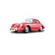 Автомодель - PORSCHE 356B (1961) (ассорти слоновая кость, красный, 1:24) 18-22079 Красный