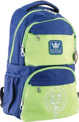 Рюкзак подростковый YES OX 233 сине-зеленый 31*46*17