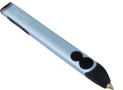 3D-ручка 3Doodler Create для проф. вик. - БЛАКИТНИЙ МЕТАЛІК (50 стрижнів з ABS-пластика, аксесс.)