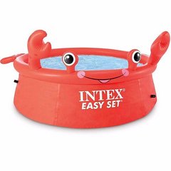 Надувной Бассейн «Краб» Crab Easy Set 183х51 см, Intex (26100)