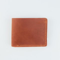 Чоловічий гаманець-біфолд із натуральної шкіри Crazy Horse (світло-коричневий)