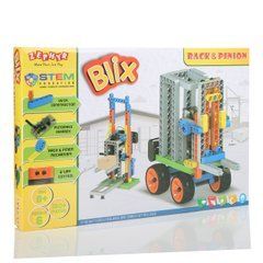 Конструктор полипропиленовый, развивающий с моторчиком "BLIX" Подъемник (150 элм./6 моделей)