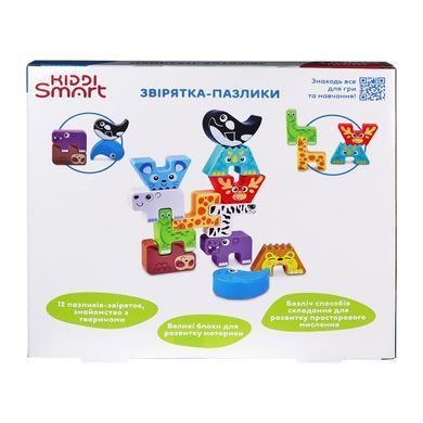 Обучающий игровой набор Kiddi Smart &ndash; Зверушки-пазлики (4562-KS)