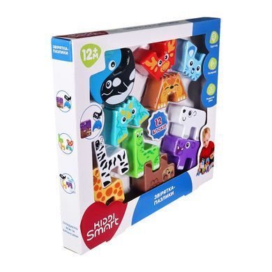 Обучающий игровой набор Kiddi Smart &ndash; Зверушки-пазлики (4562-KS)