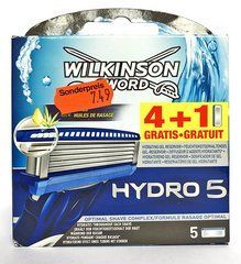 Картриджі для гоління Wilkinson Sword Hydro 5 (4+1 шт) W0102