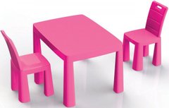 Дитячий столик та 2 стільці Фламінго рожевий, ТМ DOLONI (04680/3)