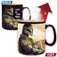 Чашка хамелеон MANDALORIAN Mando (Мандалорец) 460 мл