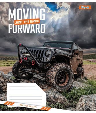 Зошит шкільний 1B Moving forward А5 24 аркушів клітинка