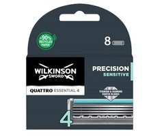 Змінні касети Wilkinson Sword Quattro Titanium Precision Sensitive 8 шт W00311