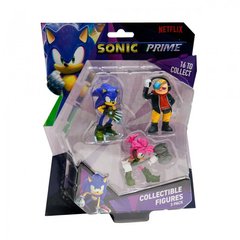 Набір ігрових фігурок Sonic Prime – Доктор Не, Сонік, Эмі (SON2020B)