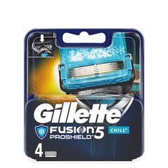 Сменные кассеты Gillette Fusion ProShield Chill Oriqinal 4 шт. G00363