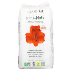 Органические ежедневные прокладки Eco by Naty Large 28 шт (ФР-00000081)