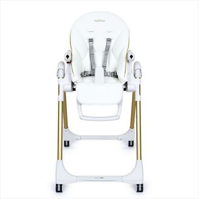Стульчик для кормления Peg-Perego Prima Pappa Follow Me белый с золотистым (IH01000001BL00)