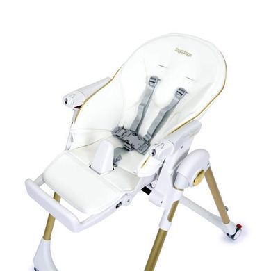 Стульчик для кормления Peg-Perego Prima Pappa Follow Me белый с золотистым (IH01000001BL00)