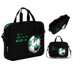 K26-589-2 Школьная текстильная сумка Kite A4, 1 отделение, Football