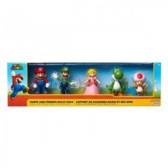 Набор эксклюзивных игровых фигурок SUPER MARIO - Марио и друзья 6 cm (400904)