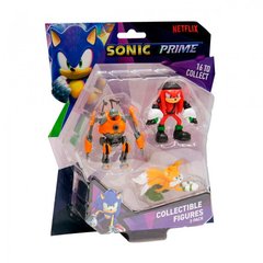 Набір ігрових фігурок Sonic Prime – Еґфорсер, Наклз, Тейлз (SON2020A)