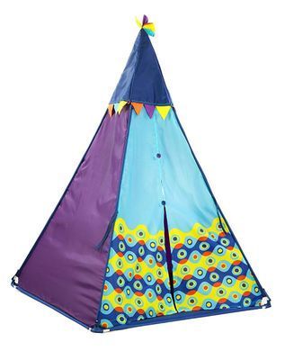 Игровая палатка-вигвам - ФИОЛЕТОВЫЙ ТИПИ (свет, 100х100х140 см) BX1545Z