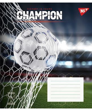 Тетрадь ученическая школьная Yes Champion А5 12 листов клетка