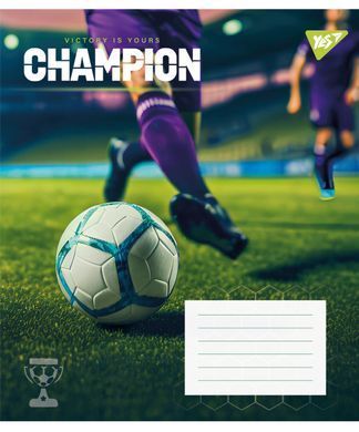 Тетрадь ученическая школьная Yes Champion А5 12 листов клетка