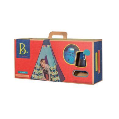 Игровая палатка-вигвам - ФИОЛЕТОВЫЙ ТИПИ (свет, 100х100х140 см) BX1545Z