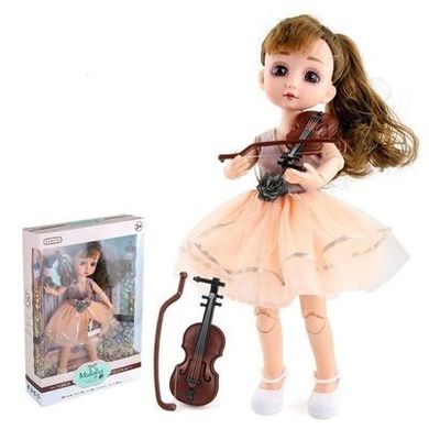 Кукла Emily "Mulisha" со скрипкой, 29 см (QJ107)