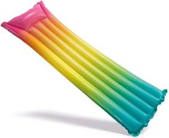 Надувний матрац "Веселка" Rainbow Ombre Mat 170х53 см, Іntex (58721)