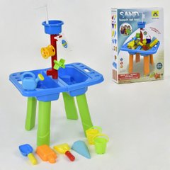 Детский столик для игры с песком и водой, с аксессуарами (HG665)