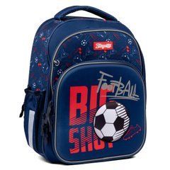 Рюкзак шкільний каркасний 1Вересня S-106 Football синій