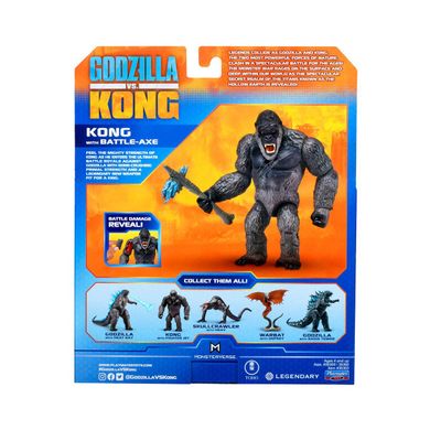 Фігурка GODZILLA VS. KONG - КОНГ З БОЙОВОЮ СОКИРОЮ, 15 см (35303)