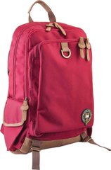 Рюкзак подростковый YES OX 186, красный, 29.5*45.5*15.5