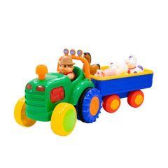 Игровой набор Kiddi Smart &ndash; Трактор с трейлером (063180)