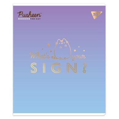 Тетрадь YES Goldstar Pusheen 12 листов линия