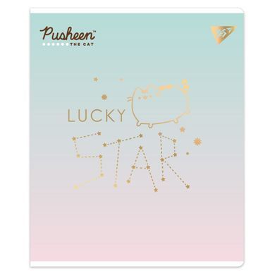 Тетрадь YES Goldstar Pusheen 12 листов линия