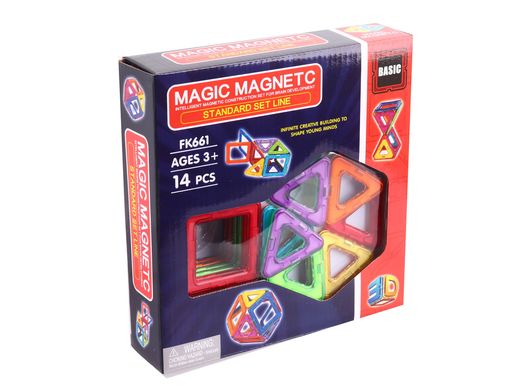 Магнитный конструктор Magic Magnetic, 14 деталей (FK661)