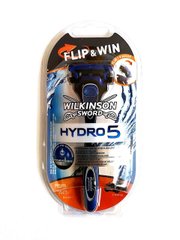 Чоловічий станок для гоління Wilkinson Sword Hydro 5 Flip&Win з підставкою 01101