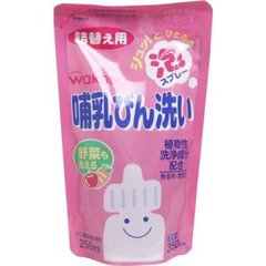 Средство для мытья детских бутылочек - сменный блок (Wakodo Japan), 250 мл. (4987244135247)