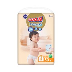 Трусики-подгузники GOO.N Premium Soft для детей 7-12 кг (размер 3(M), унисекс, 50 шт) 863227