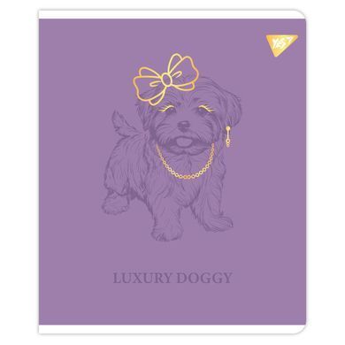 Тетрадь YES Luxure doggy 48 листов линия