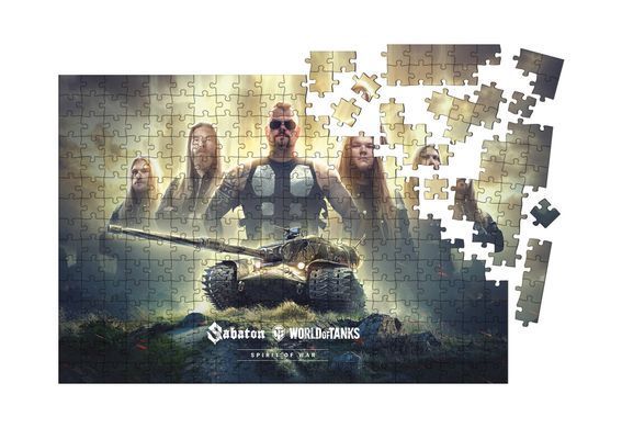 Пазл WORLD OF TANKS Sabaton Limited Edition Band 1000 pieces (ВоТ Сабатон)